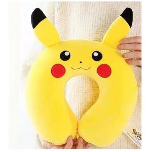 Pikachu Neck Pillow Pokémon U-Shaped Travel Plush Anime Pillow